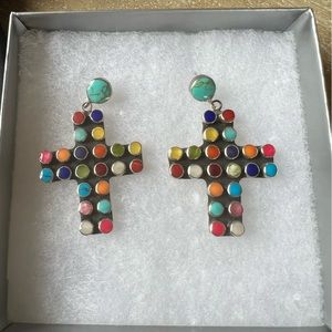 Gorgeous Mexican silver earrings